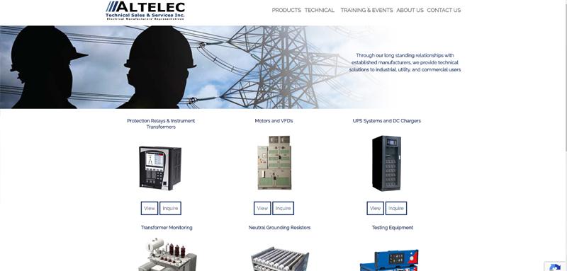 Web Design Case Study Cover Photo Altelec