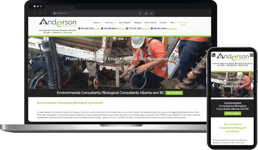 Web Design Case Study Cover Photo And Enviro