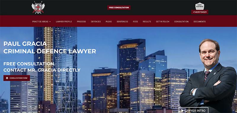 Web Design Case Study Cover Photo Gracia Law