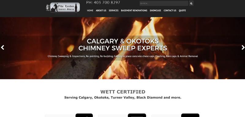 Web Design Case Study Cover Photo Olde London Chimney